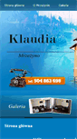 Mobile Screenshot of klaudia-mrzezyno.pl